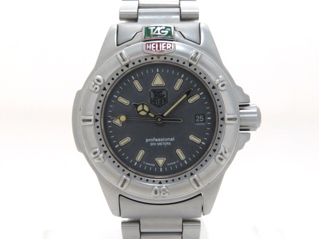 新品電池✨　タグホイヤー　セル　プロフェッショナル　WG1421 グレー文字盤 TAG Heuer - 新品電池✨ タグホイヤー セル プロフェッショナル WG1421