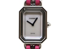 CHANEL　シャネル　プルミエール ロック ML　H6360　世界限定1000本　ステンレス/カーフレザー　クォーツ　レディース　腕時計　F