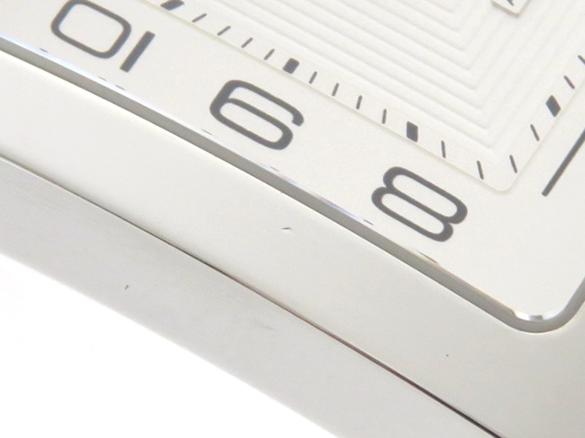 HERMES エルメス 時計 Hウォッチ 白文字盤 メンズ 自動巻き SS