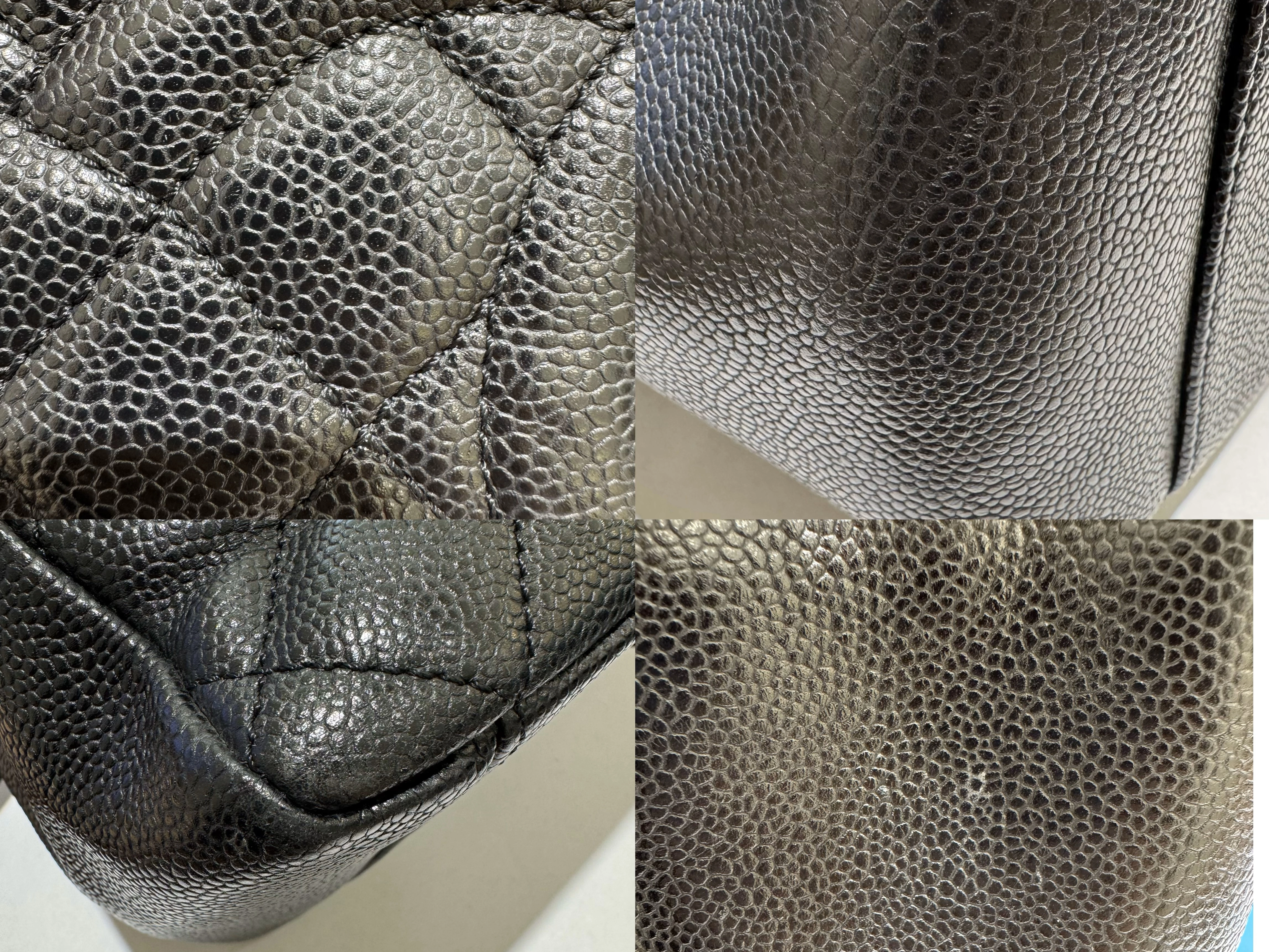 CHANEL　シャネル　GSTトート　ブラック／ＳＶ　キャビア　A50995　2148103843259【432】