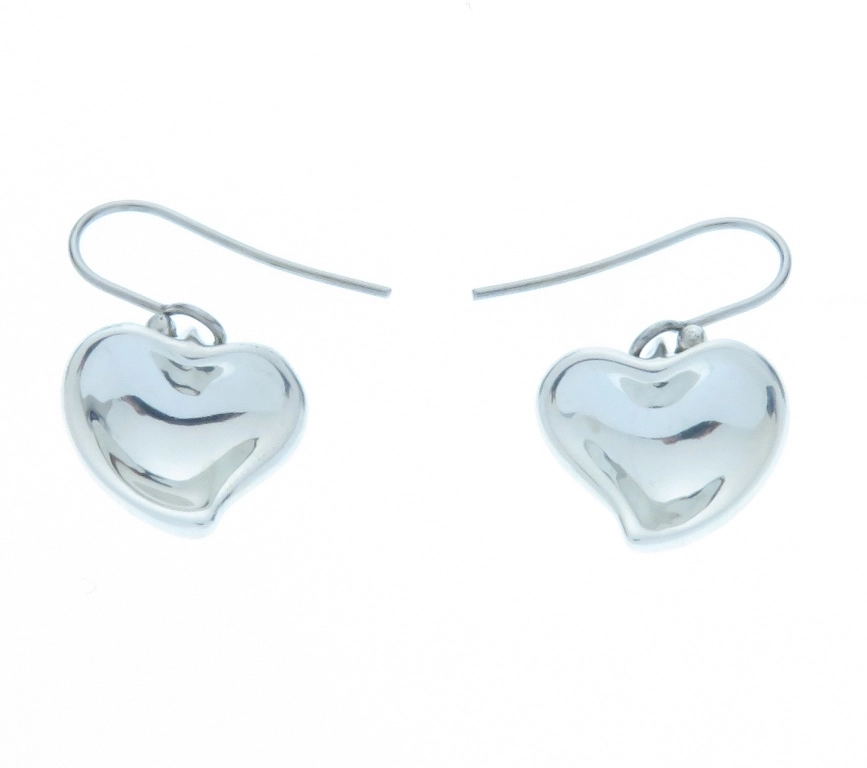 TIFFANY&CO ティファニー カーブドハートピアス レディース