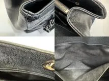 CHANEL　シャネル　GSTトート　ブラック／ＳＶ　キャビア　A50995　2148103843259【432】