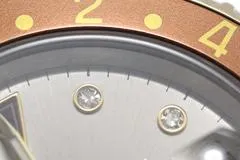 A番 ROLEX ロレックス 腕時計 GMTマスターⅡ16713RG ステンレス/K18イエローゴールド 3Pルビー/8Pダイヤモンドグレー文字盤 トリチウム 自動巻【472】SJ