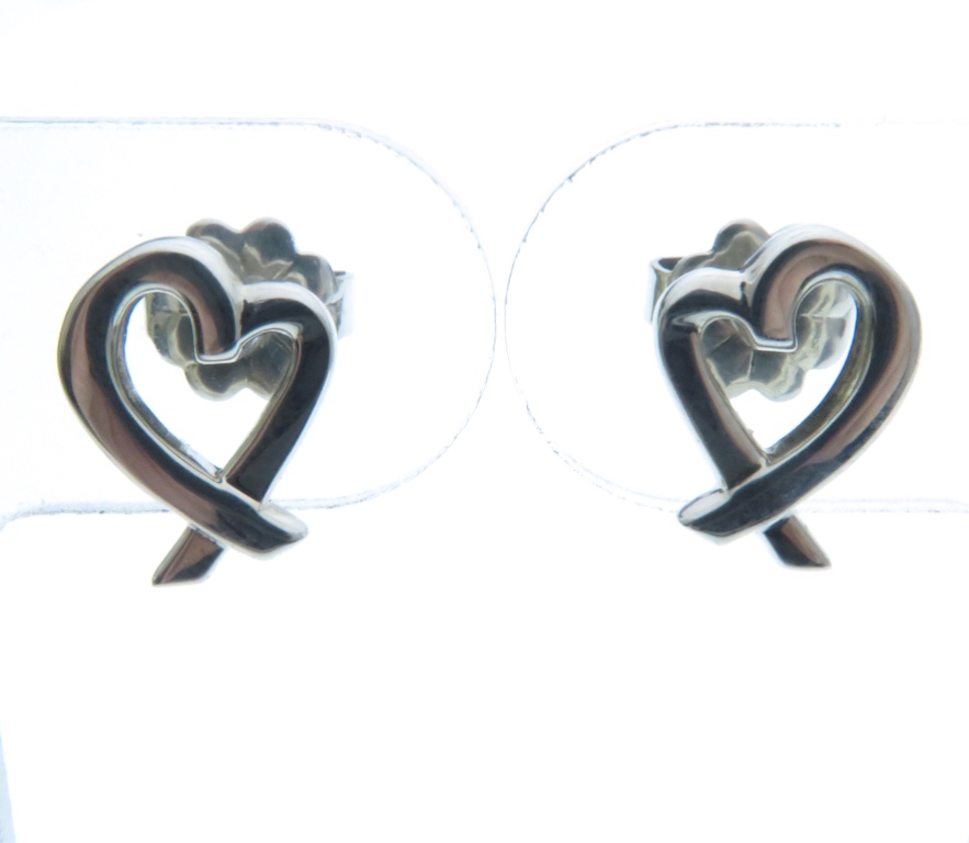 TIFFANY & CO ティファニー ラビングハートピアス ラヴィング