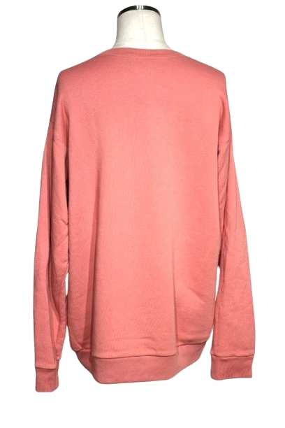 GUCCI グッチ スウェット トレーナー オーバーサイズ メンズL ピンク ドッグ コットン ラインストーン 469250 （2143100477636）【200】