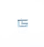 GUCCI　グッチ　Gロゴピアス　K18ホワイトゴールド　片方のみ　約0.7g　2143000703057　【205】