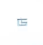GUCCI　グッチ　Gロゴピアス　K18ホワイトゴールド　片方のみ　約0.7g　2143000703057　【205】