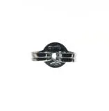 GUCCI　グッチ　Gロゴピアス　K18ホワイトゴールド　片方のみ　約0.7g　2143000703057　【205】