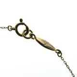 AHKAH　アーカー　ハートブレスレット　K18位ローゴールド　ダイヤモンド0.05カラット　約16cm　約0.9g　2141100638682　【205】