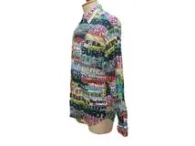 バーバリー　シャツ92 120長袖シャツ　襟付きシャツ　マルチカラー　兄弟お揃い バーバリー シャツ92 120長袖シャツ 襟付きシャツ マルチカラー 兄弟お