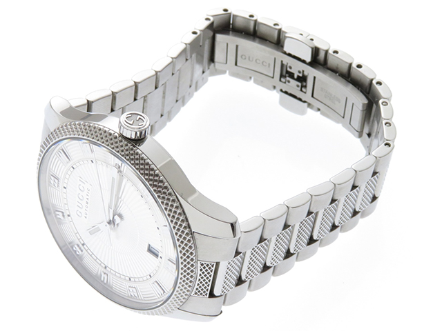 23732円 □グッチ□新品同様□Gタイムレス エリクス 126.3