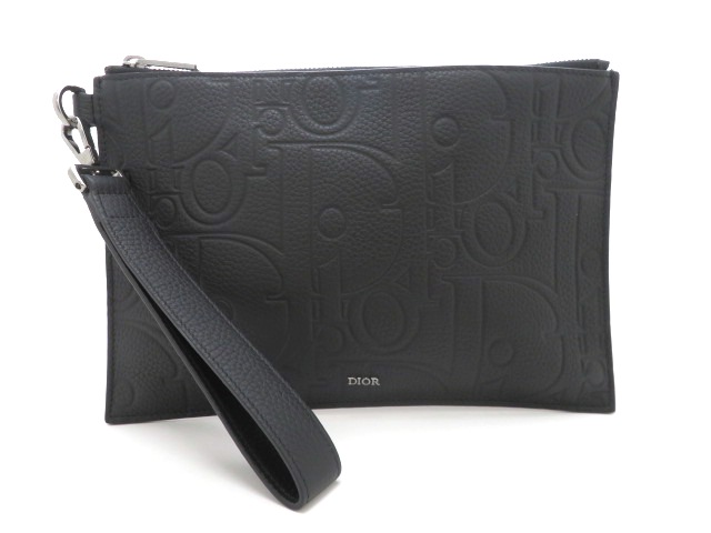 Dior ディオール クラッチバッグセカンドバッグ A5 ポーチ カーフ
