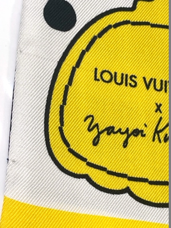 新品未使用】スカーフ LV×YK バンドー インフィニティ ドット 黄