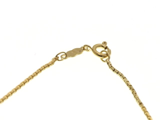 UNOAERRE ウノアエレ チェーンネックレス K18 イエローゴールド 5.3g【473】