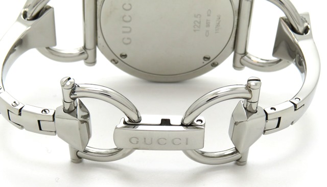 GUCCI グッチ 122.5 SS ホワイトシェル文字盤 クォーツ 【436