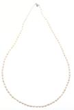 JEWELRY　ノンブランドジュエリー　貴金属・宝石　シルバー925　パール　約6.5g　約46cm(アジャスター付き)　2148600011175　【205】