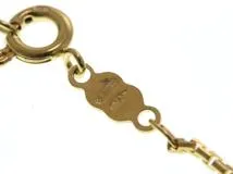 UNOAERRE ウノアエレ チェーンネックレス K18 イエローゴールド 5.3g【473】