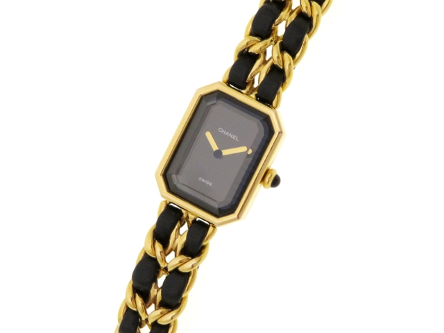 CHANEL シャネル 時計 プルミエールXL H0001 GP×革