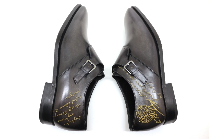Berluti ベルルッティ 革靴 ビジネスシューズ メンズ8 グレー Berluti ベルルッティ 革靴 ビジネスシューズ メンズ8 グレー