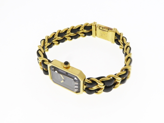 CHANEL シャネル 時計 プルミエールXL H0001 GP×革