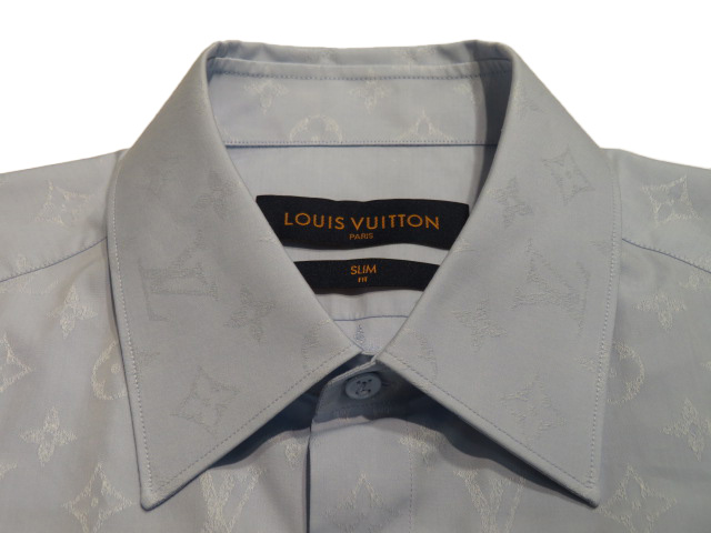 LOUIS VUITTON ルイヴィトン モノグラムロングスリーブシャツ メンズ39