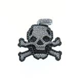 JEWELRY　ノンブランド　貴金属・宝石　トップ　K18ホワイトゴールド　ダイヤモンド　約5.1g　2147200551517　【205】