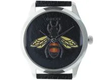 GUCCI グッチ Gタイムレス ビー YA1264067 126.4 ブラック文字盤 蜂 ...