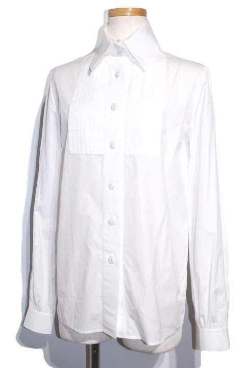 CHANEL シャネル 衣類 シャツ レディース34 ホワイト コットン