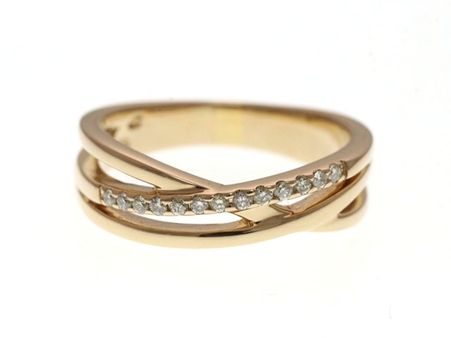 4℃ ダイヤモンド7つ K18 ピンクゴールド 8号 K18ピンクゴールド ネックレス | 111911123106 | 【公式】4