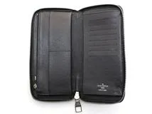 LOUIS VUITTON　ルイ・ヴィトン　LV　ジッピーウォレット・ヴェルティカル　ダミエ・グラフィット　ノワール　N63095　旧型　2141000303543【200】