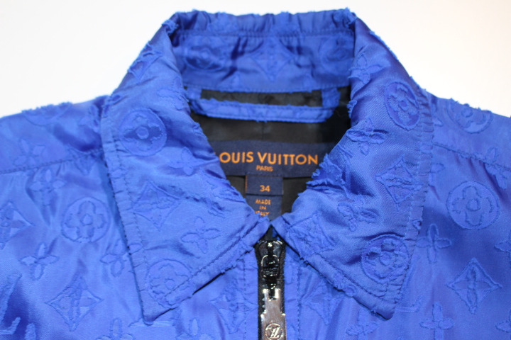 LOUIS VUITTON ルイヴィトン ブルゾン ジャケット レディース34 ブルー