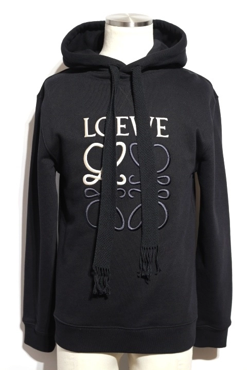 LOEWE パーカー Anagram Embroidered Hoodie