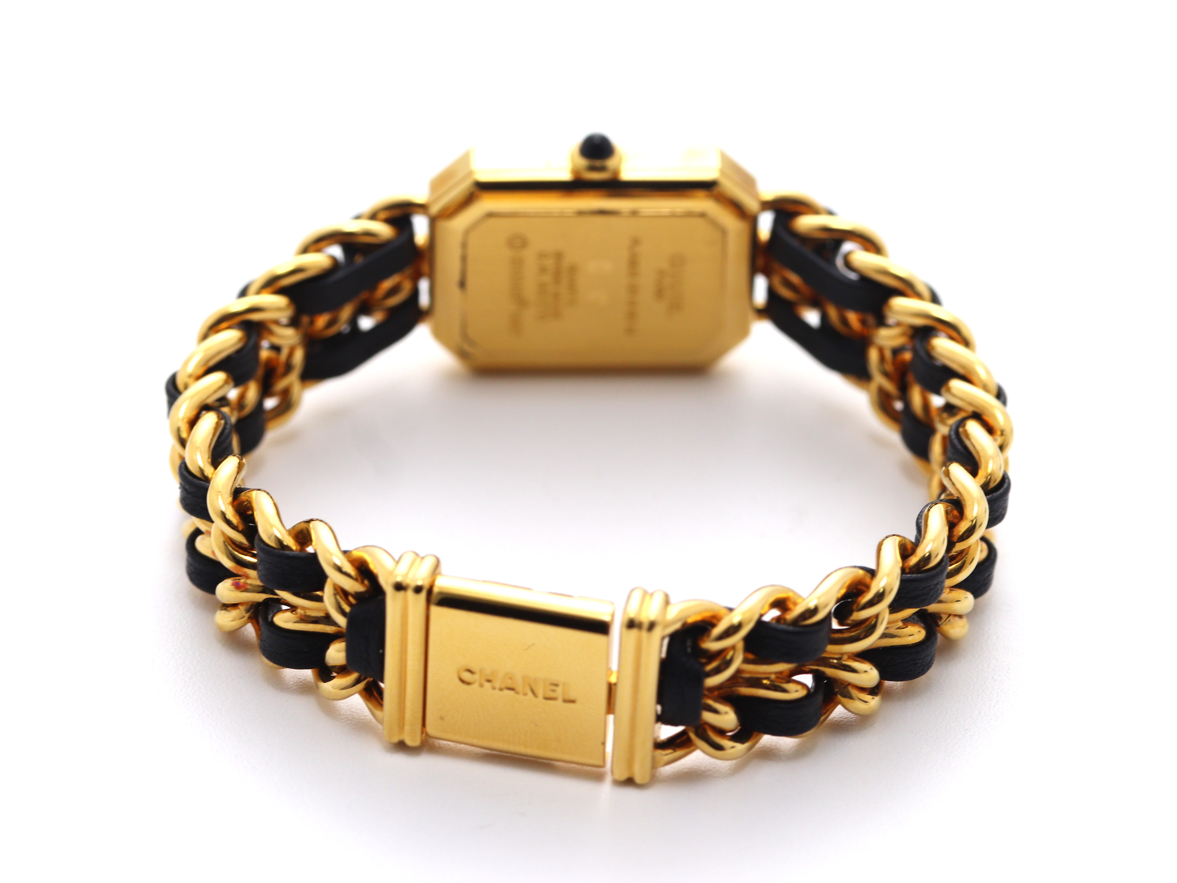 CHANEL シャネル プルミエールLサイズ H0001 GP/レザー 【471】 Y の  