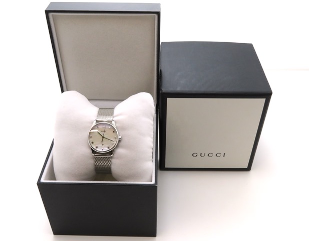 694 GUCCI 101L Gタイムレス レディース 時計　Gロゴ　ホワイト グッチ G-タイムレス(GUCCI G-TIMELESS)新作登場！|グッチ(GUCCI