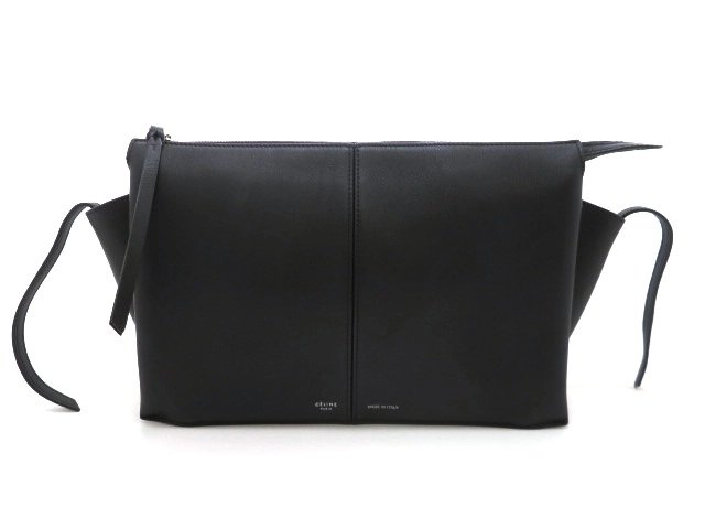 CELINE クラッチバッグ　トリンオフ CELINE（セリーヌ） クラッチバッグ SMALL POUCH WITH STRAP スモール