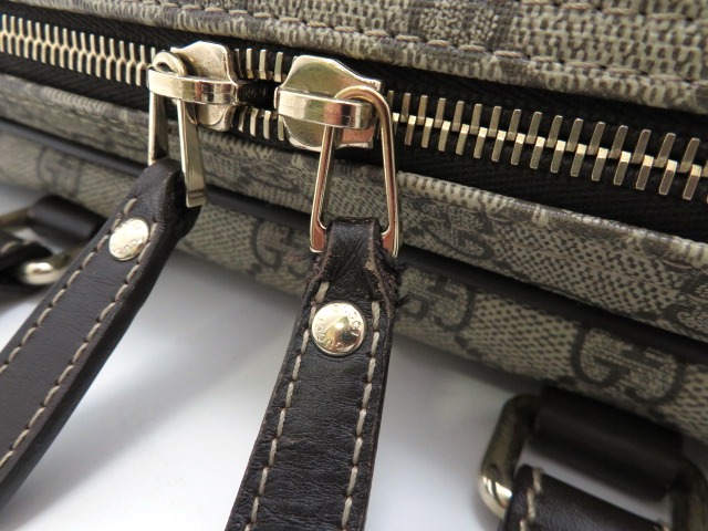 GUCCI グッチ GGスプリーム ビジネスバッグ ブリーフケース GG