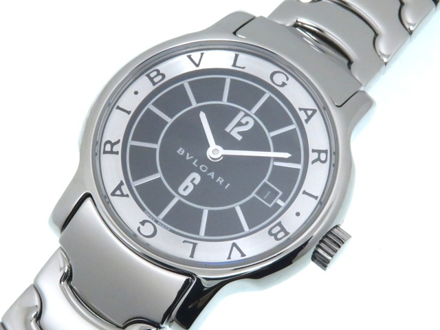 【付属品有】ブルガリソロテンポ ST29S ブラック 黒文字盤 レディース腕時計 ブルガリ ソロテンポ レディース BVLGARI ブルガリ ST29S ソロテンポ