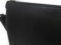 CELINE セリーヌ 2WAY トリフォルド トライフォールド クラッチバッグ ブラック レザー【473】