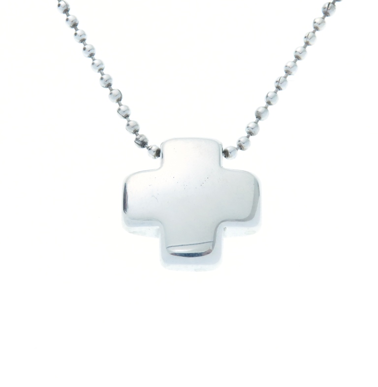 美品 ティファニー ローマン クロス ネックレス シルバー925 TIFFANY&Co./ティファニー】 ローマンクロス ネックレス