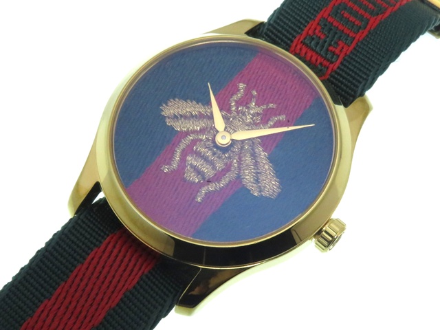 GUCCI グッチ Gタイムレス メンズ腕時計 クォーツ 126.4 【431