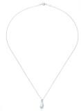 TIFFANY＆CO　ティファニー　ティアドロップ　ネックレス　シルバー　約2.9g　約40cm　2148103863165　【205】