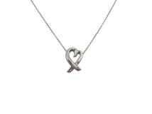 TIFFANY＆Co　ティファニー　ラビングハートネックレス　SV　2.8g【431】2143100520912