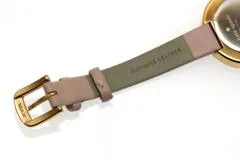 KATE SPADE ケイト・スペード 腕時計 PARK ROW パークロウ ゴールドメッキ/革 ピンクシェル文字盤 クォーツ【472】YK