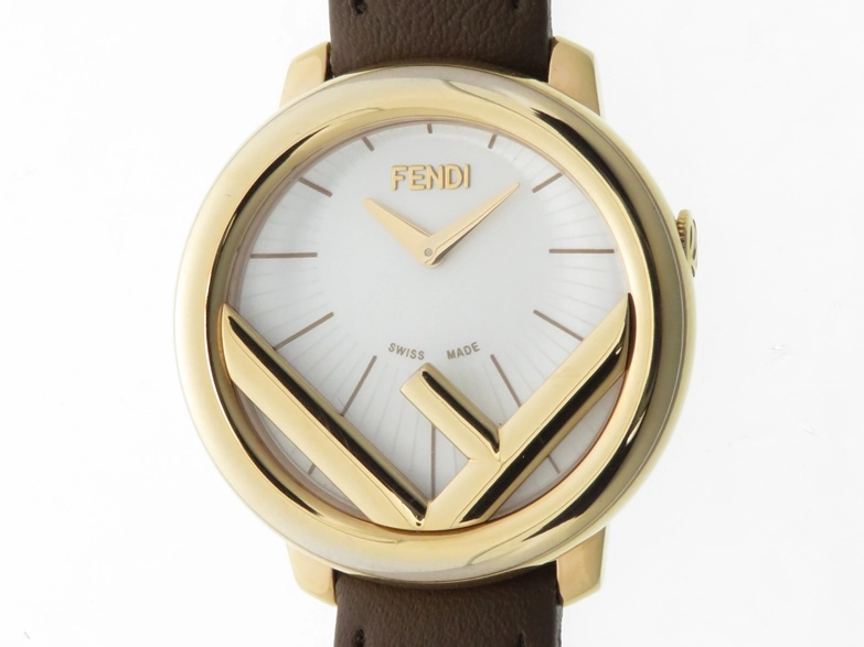 FENDI フェンディ レディース 腕時計 クォーツ ゴールド　ホワイト