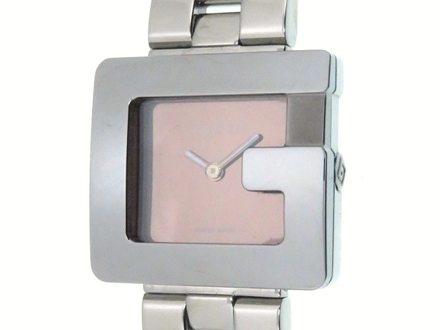 GUCCI グッチ 3600L SS ミラー文字盤 ブラウン クォーツ