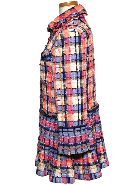 20SS CHANEL シャネル 衣類 ジャケット レディース38 マルチ ツイード シルク P64018V49113 参考定価：￥673,860- （2120000286414）【200】