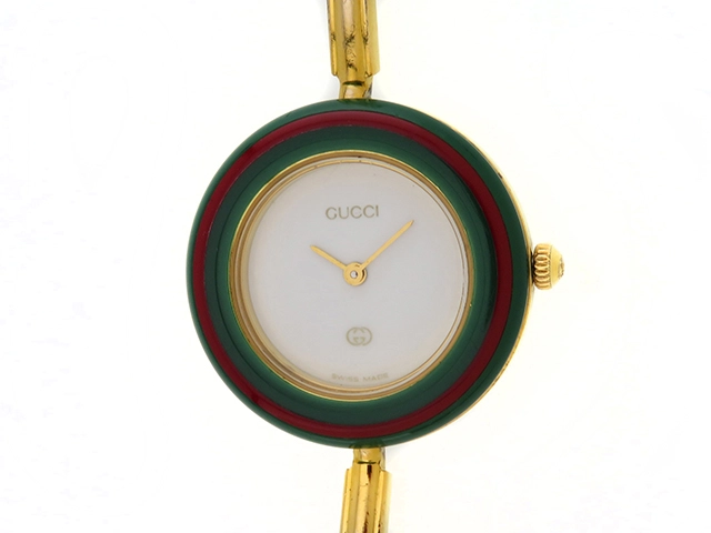 GUCCI グッチ 時計 チェンジベゼル 11/12 クォーツ レディース GP 