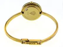 GUCCI  グッチ  時計  チェンジベゼル   11/12　クォーツ  レディース　GP　ホワイト　2148103614620【207】