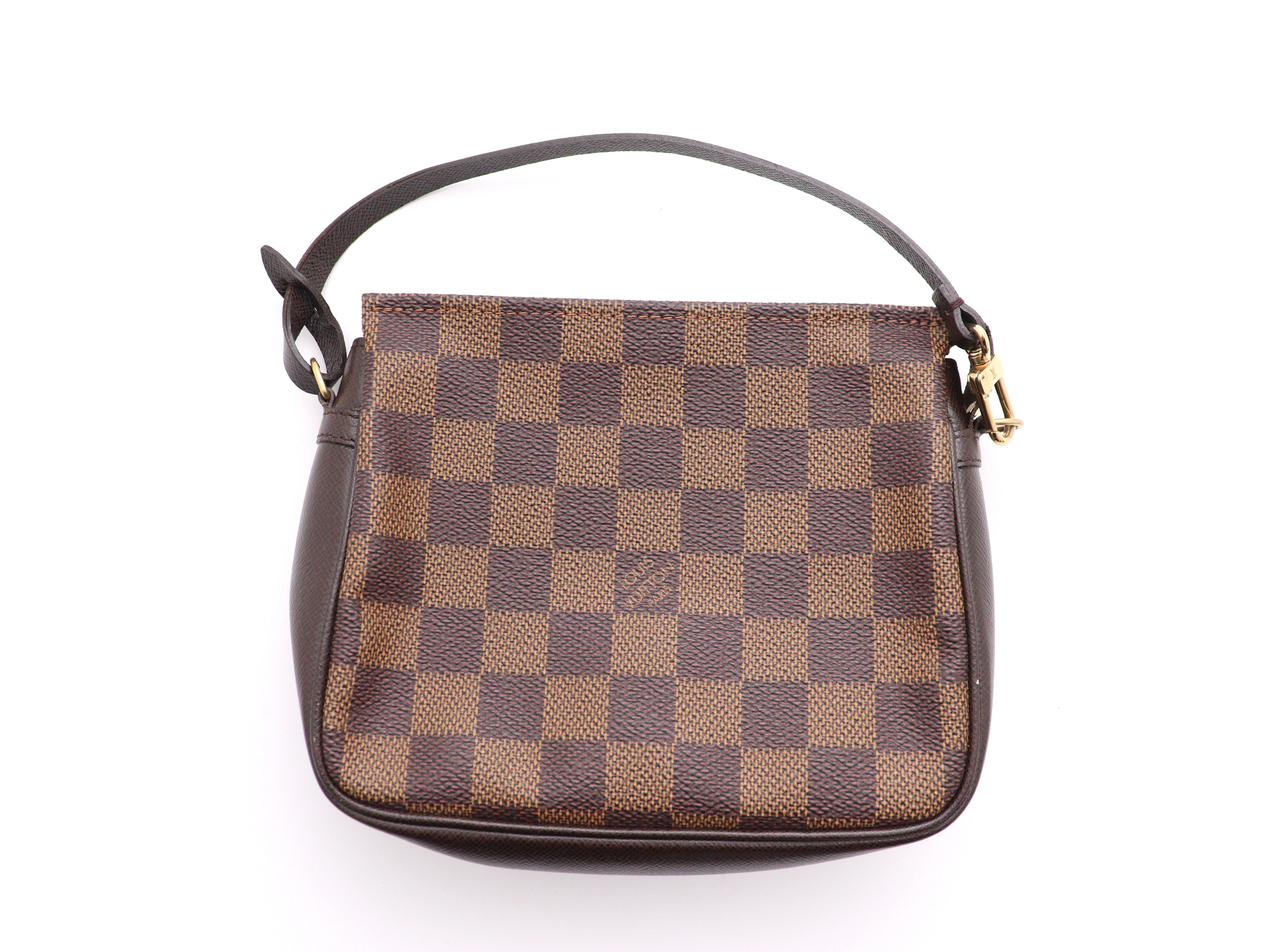 ルイヴィトン Louis Vuitton ダミエ トゥルース メイクアップ N51982 ポーチ バッグ ハンドバッグ レディース 中古 ルイ・ヴィトン LOUIS VUITTON トゥルース・メイクアップ N51982