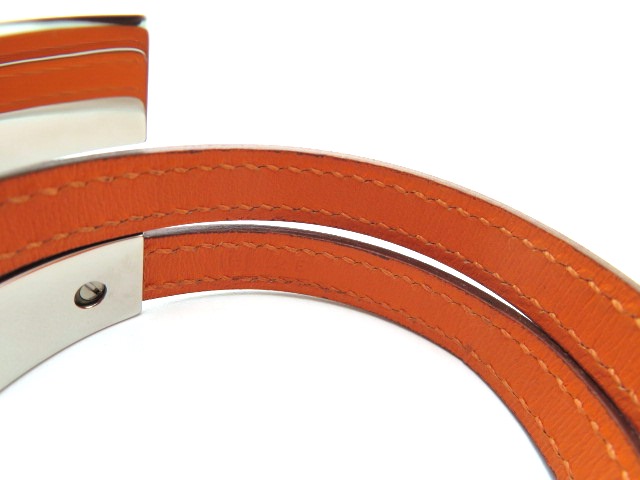 HERMES エルメス アクセサリー プスプスブレスレット オレンジ HERMES エルメス アクセサリー プスプスブレスレット オレンジ